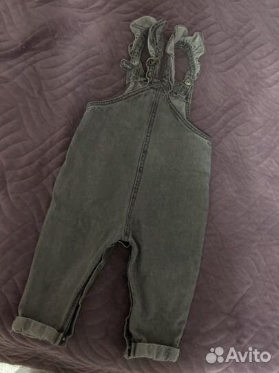 Джинсовый комбинезон 80 86