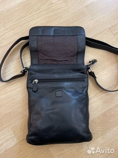 Мужская кожаная сумка через плечо