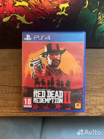 Диски на ps4 red dead redemption 2