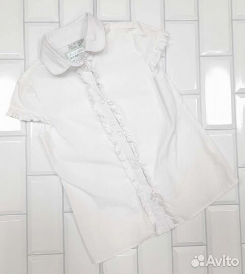 Школьные блузки на девочку размер 134