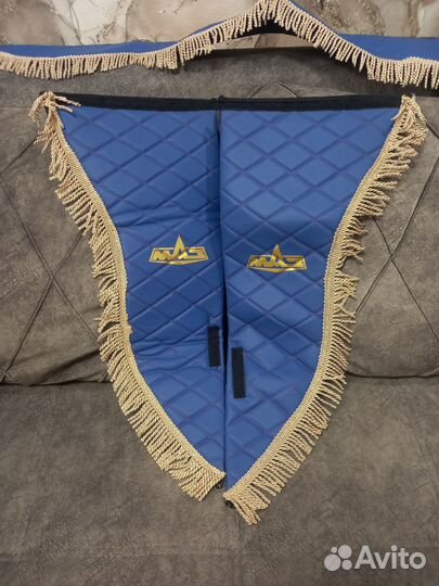 Ламбрекен с шторками на маз евро