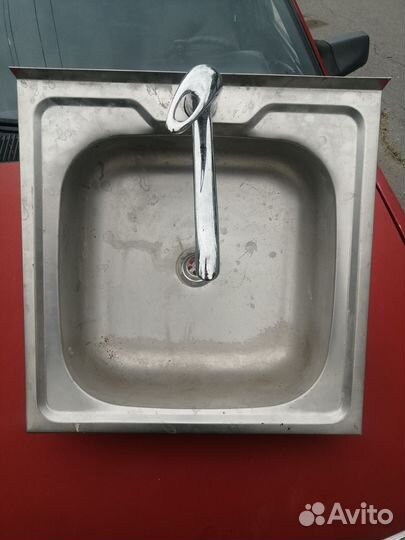 Мойка кухонная из нержавейки бу в комплекте