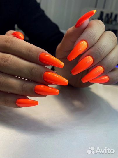 Маникюр наращивание ногтей