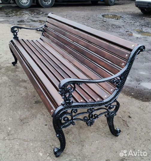 Скамейки чугунные парковые