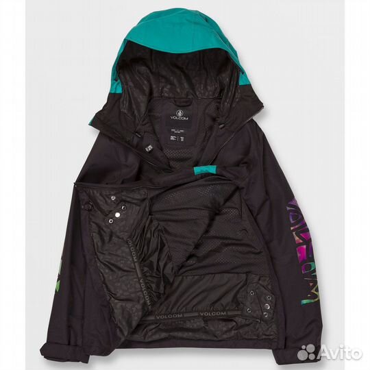 Куртка volcom ashfield pullover black