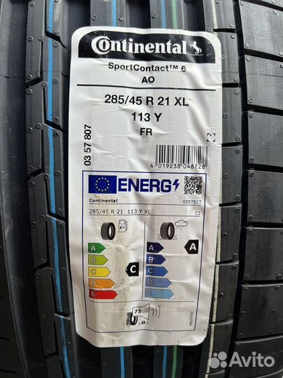 Continental ContiSportContact 6 285/45 R21 113Y