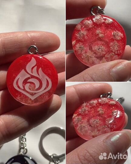 Брелки стихии Геншин