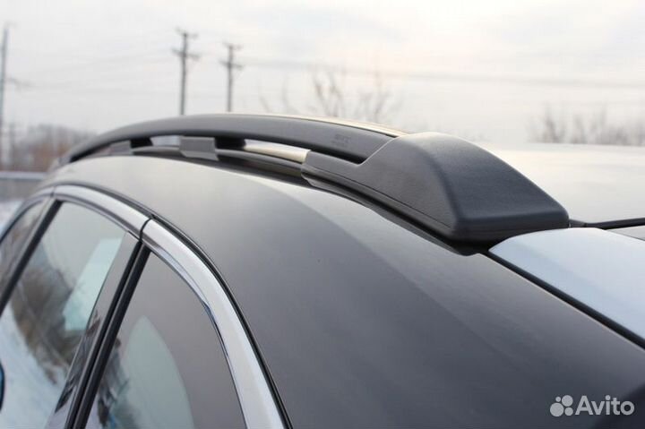 Рейлинги черные на крышу апс для haval F7