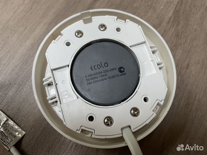 Светодиодная панель Ecola: 6 Вт, 220 В, 4200 K