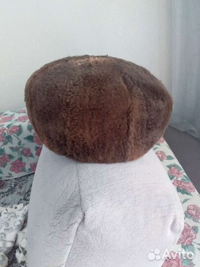 Шапка-берет из натурального меха 56-58р