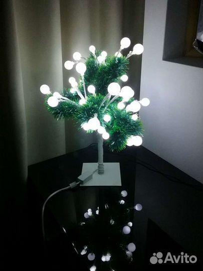 Дерево-Светильник настольный, интерьер