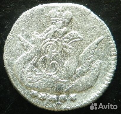 Погодовка серебряных 5 копеек 1755-1761 спб