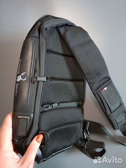 Рюкзак мужской с USB и защитой от кражи