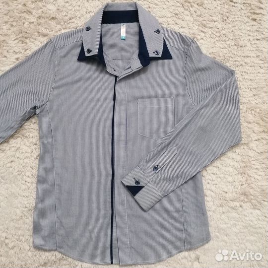 Рубашки школьные р. 122-134