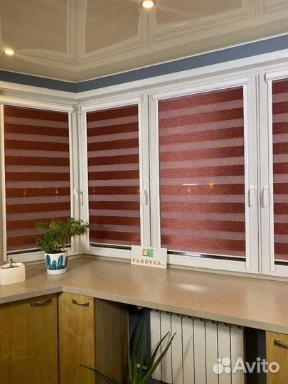 Рулонные шторы на леске