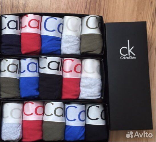 Трусы мужские Calvin klein 5шт