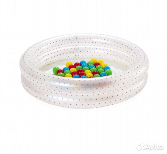 Новый детский надувной бассейн с 50 шарами