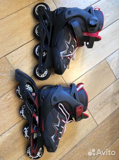 Ролики oxelo fit3 junior boy размер 32-35