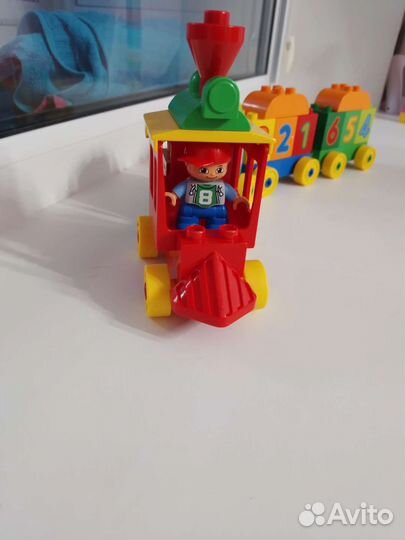 Lego duplo поезд и ферма