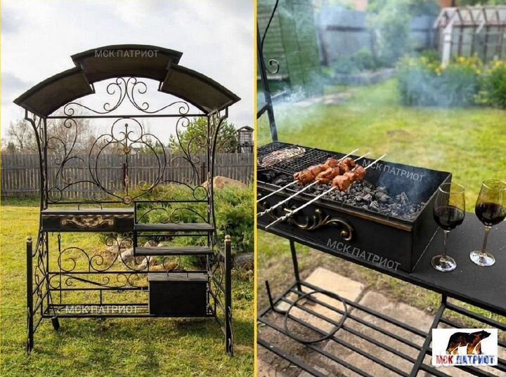 Беседка с мангалом