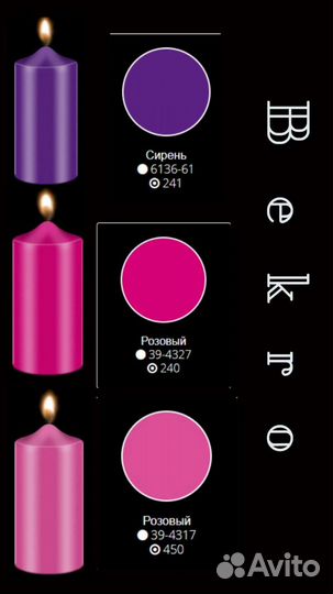 Краситель для свечей Bekro Германия