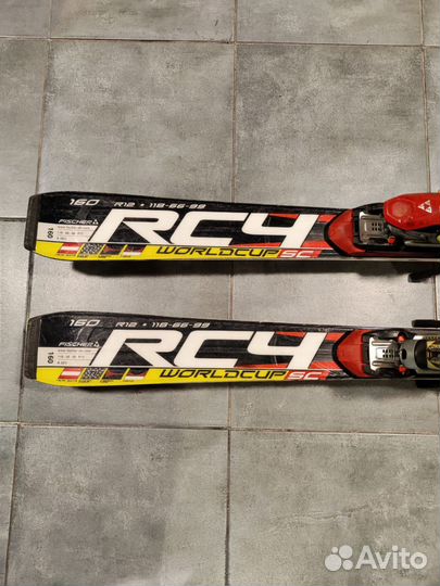Горные лыжи fischer rc4 160