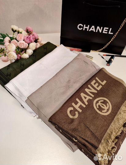 Палантин Louis Vuitton, chanel, Burberry