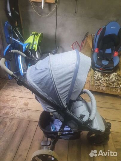 Прогулочная коляска Babyton Trio Denim