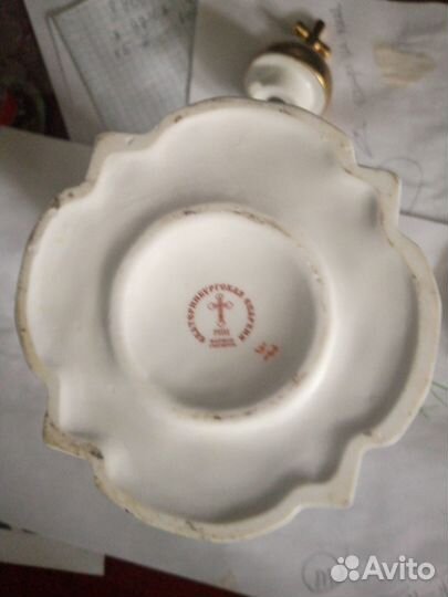 Штоф церковный форма Храм (с золотом)