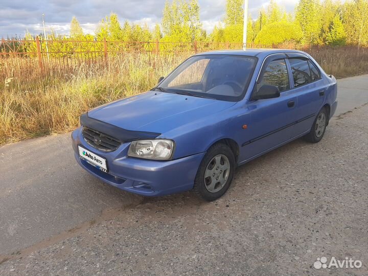 Hyundai Accent 1.5 МТ, 2004, 294 865 км