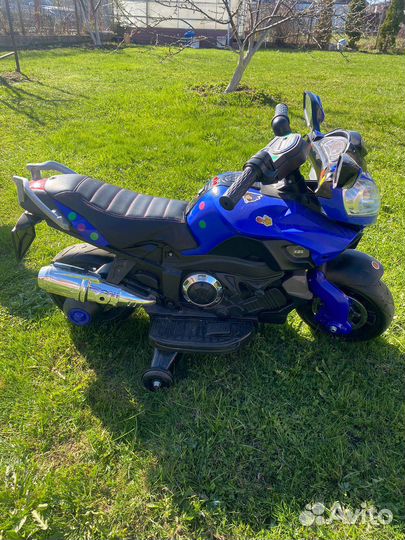 Детский электромобиль мотоцикл