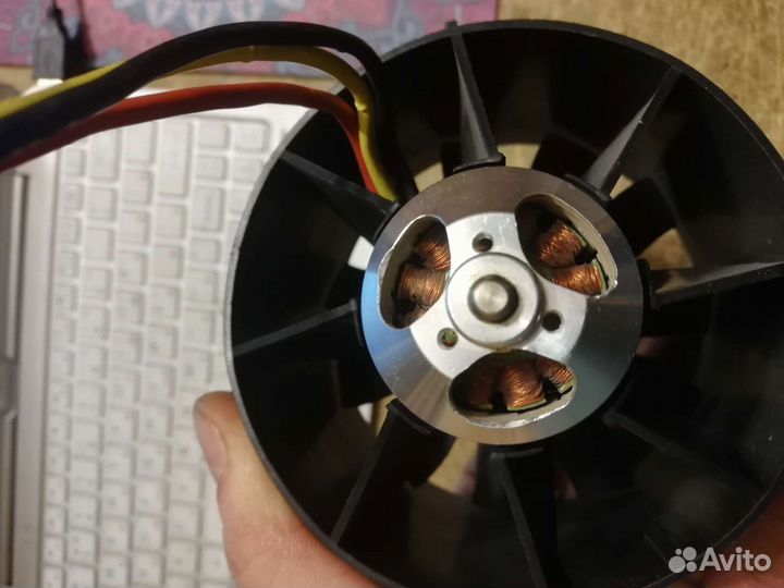 Импелер с мотором 90мм taft hobby