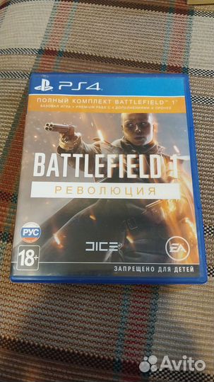 Battlefield 1 Революция ps4 диск