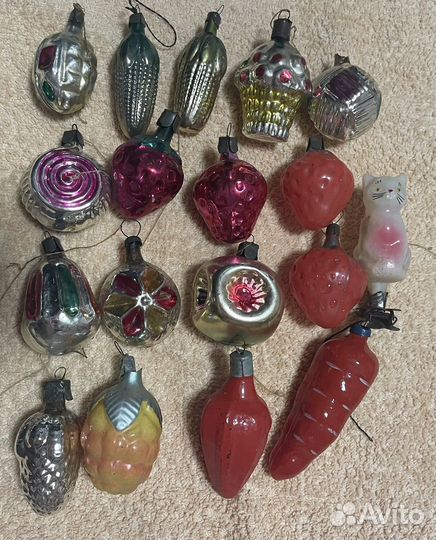 Елочные игрушки СССР