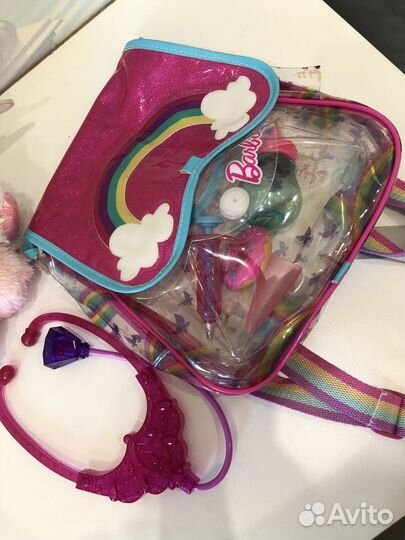 Единорог с рюкзачком и аксессуарами Барби