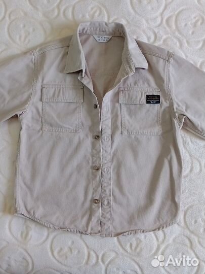 Рубашка джинсовая на мальчика 116