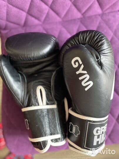 Боксерские перчатки 12 oz кожа