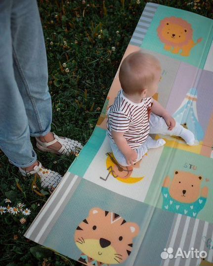 Детский коврик для ползания новый