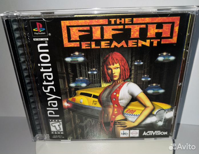 Fifth Element The (USA), PS1, One. Новый кейс