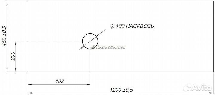 Allen Brau Infinity 1.21015.GR-S Столешница для мебели, графит структ