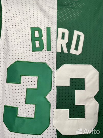 Баскетбольная джерси майка Boston Bird
