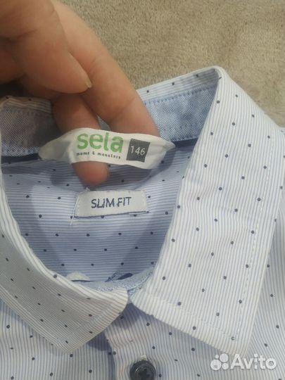 Рубашка для мальчика Sela р.146 б/у