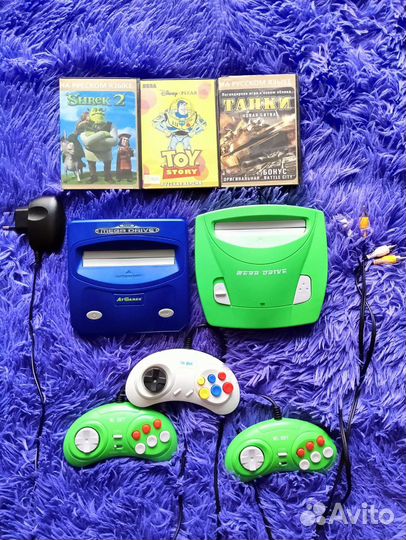 Sega 2 шт. + 24 игры