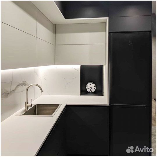 Кухня на заказ угловая и прямая