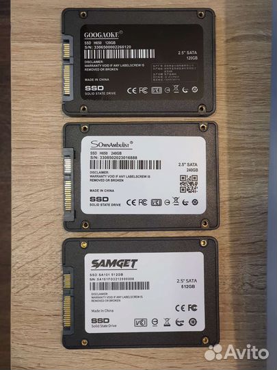 Ssd 30/240/512gb