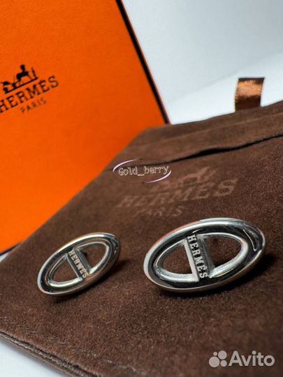 Серьги hermes