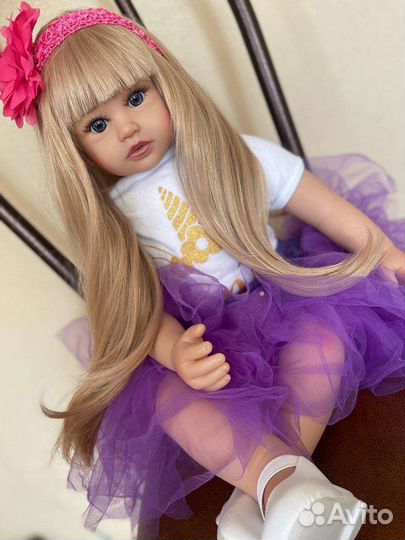 Кукла Реборн большая, 62см