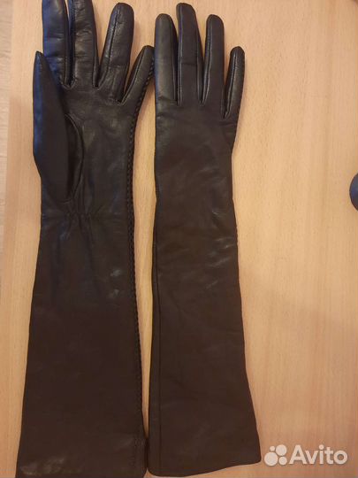 Перчатки кожаные