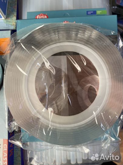 Прозрачный двухсторонний скотч