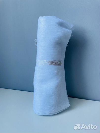 Срезы со штор белая тюль органза 3 метра 4 метра